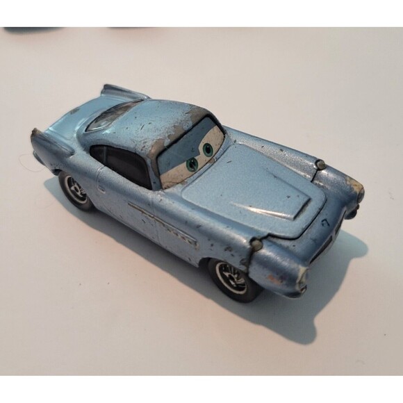 Disney Pixar Cars Diecast Toys Sheriff, Finn McMissile, TJ Hummer - Lot of 3 DMG - Picture 2 of 12